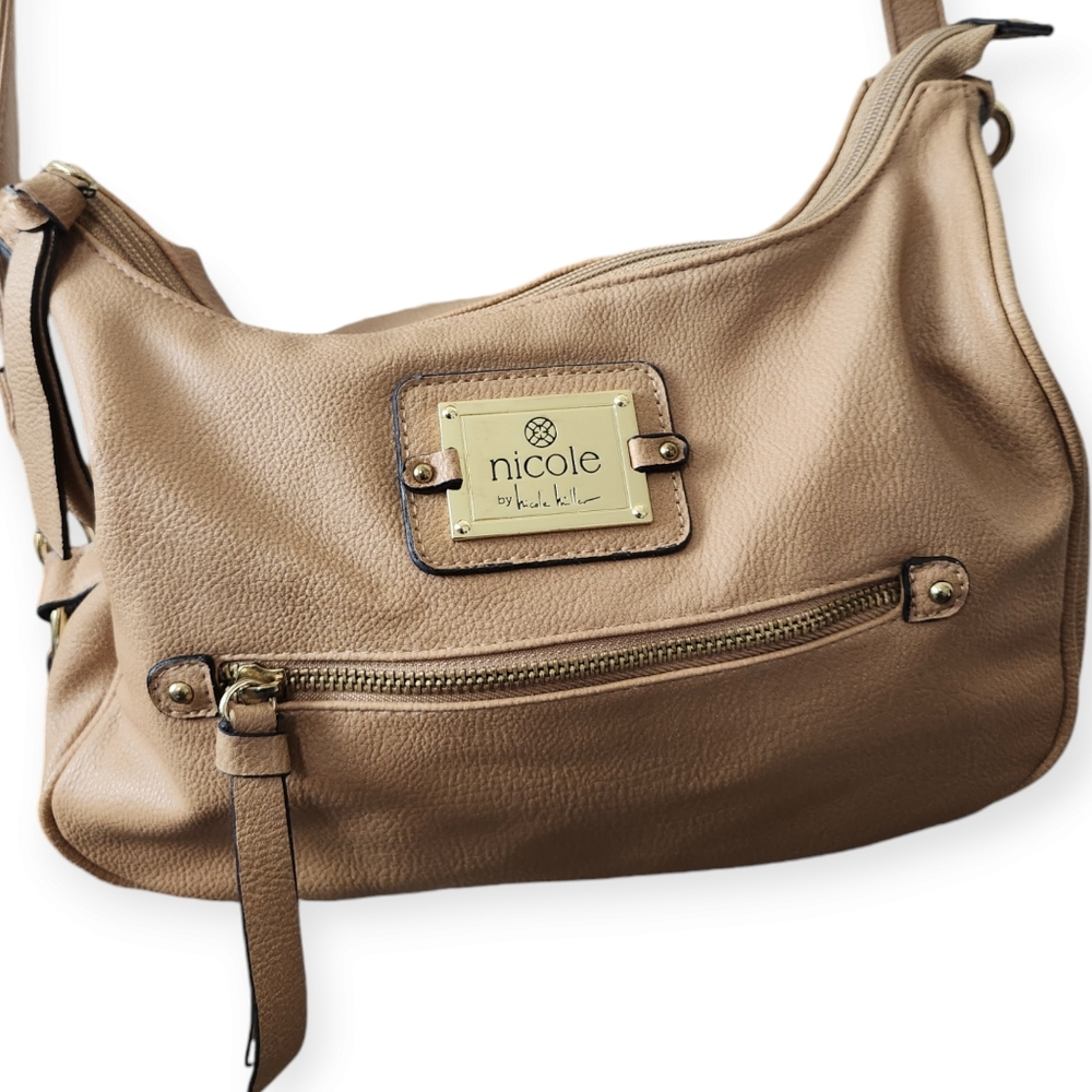 Nicole Miller Tan Shoulder Bag - Picture 9 of 11